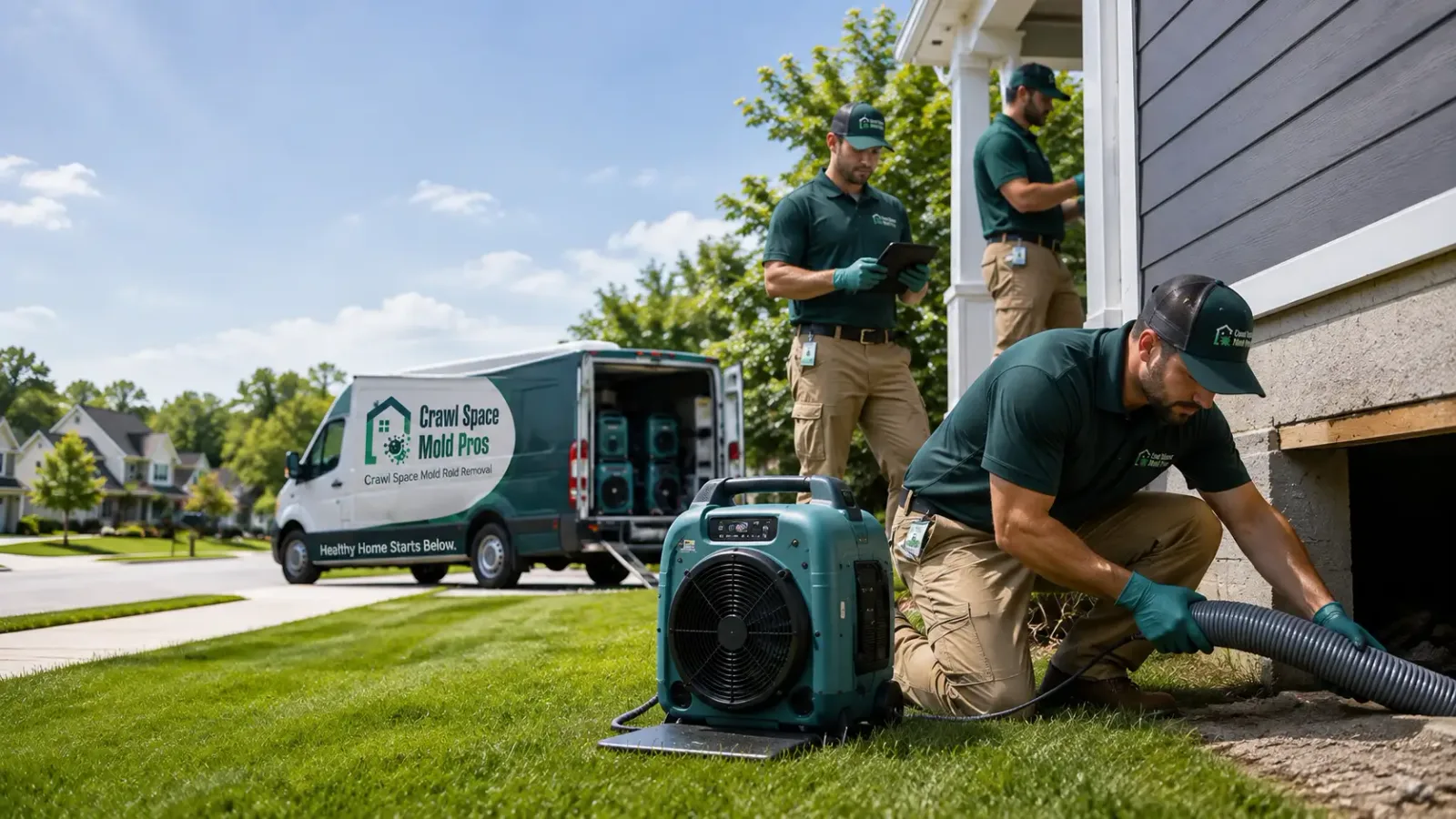 Crawl Space Mold Removal in Estherville, IA